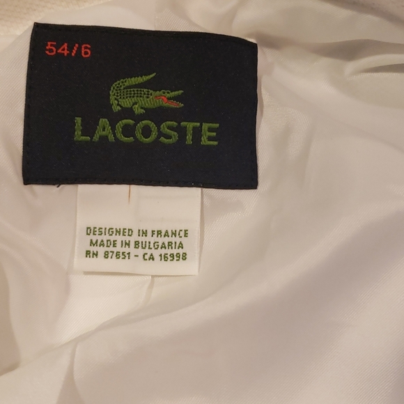 Lacoste Jacket Ca 16998 Lacoste Leather Jacket Brown